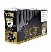 POUCH - TUBECUT GAMBLER CIG TOB POUCH 12CT 0.35 OZ GOLD